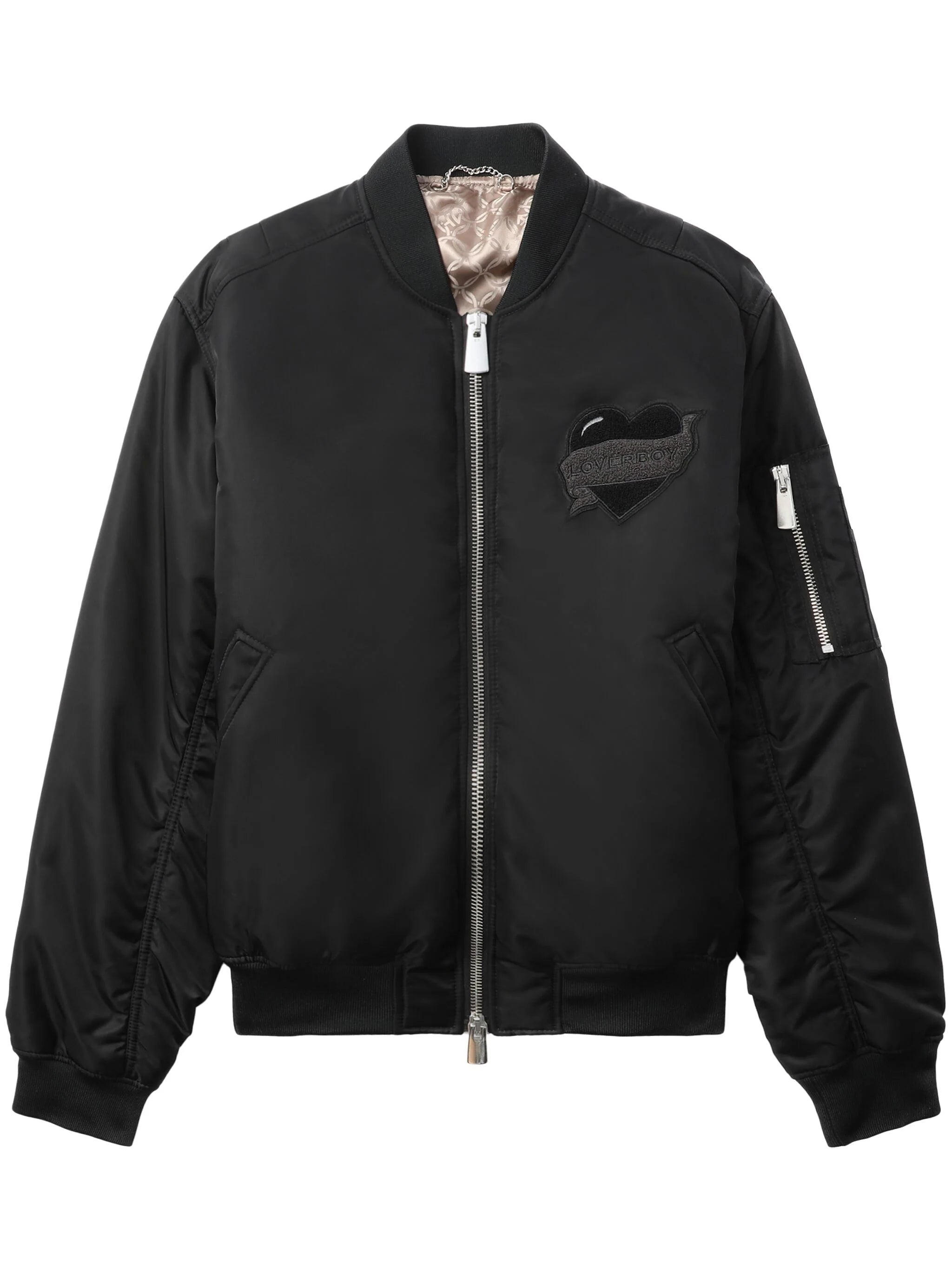 Men's Coats for All SeasonsLogo-Appliqué Bomber Jacket