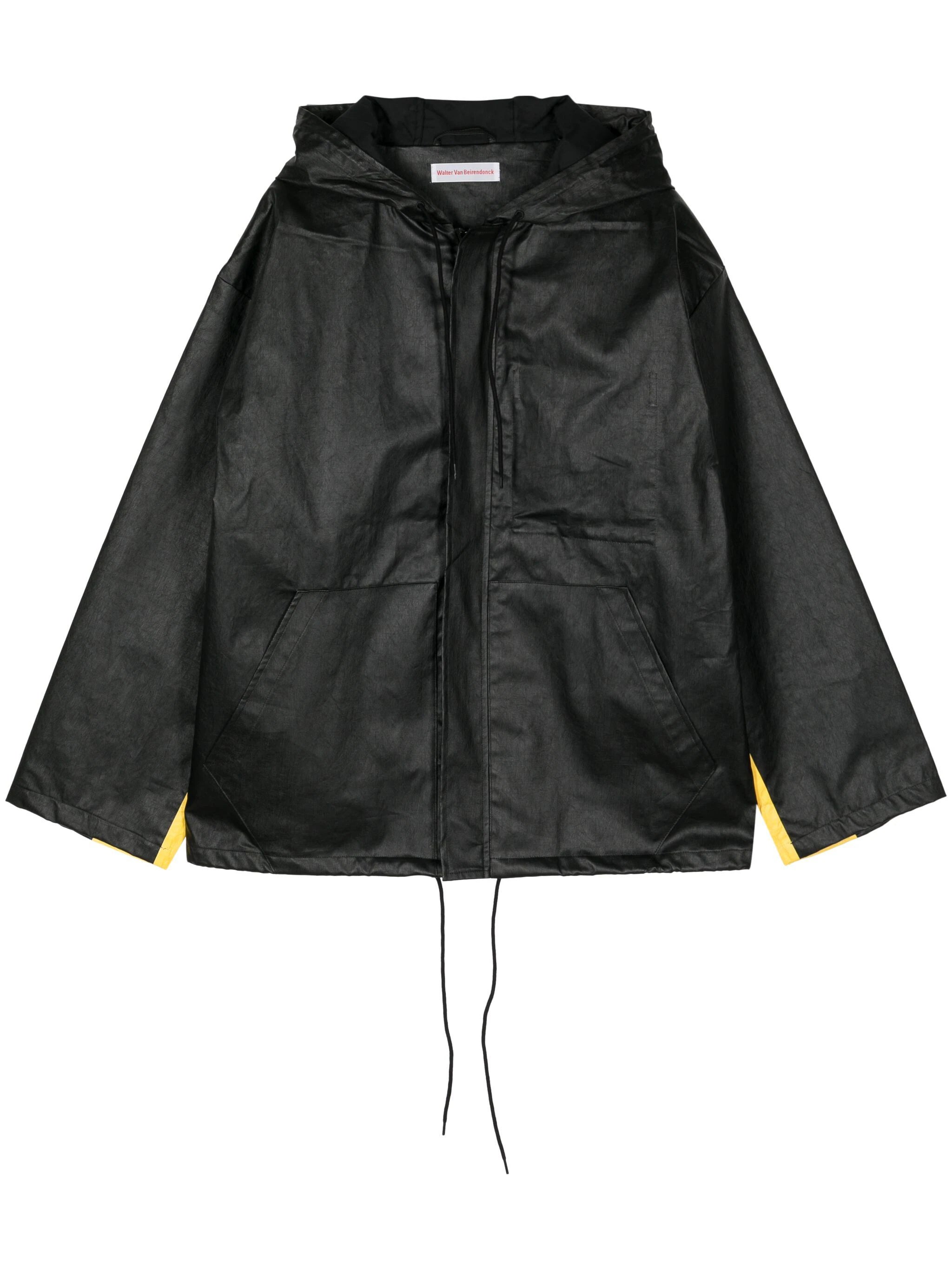 Men's Coats for SpringLogo-Print Hooded Jacket