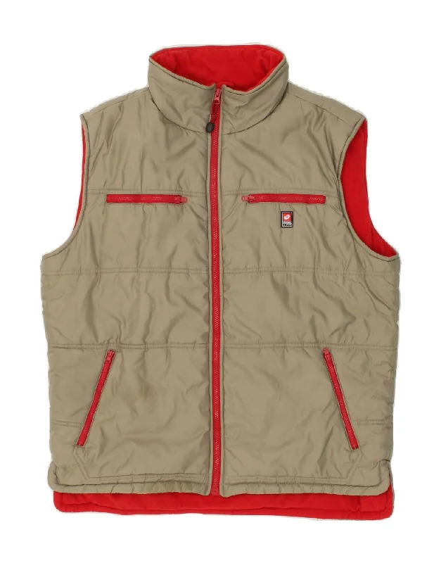 Warm Men's Down JacketsLOTTO Mens Padded Gilet UK 42 XL Grey Nylon