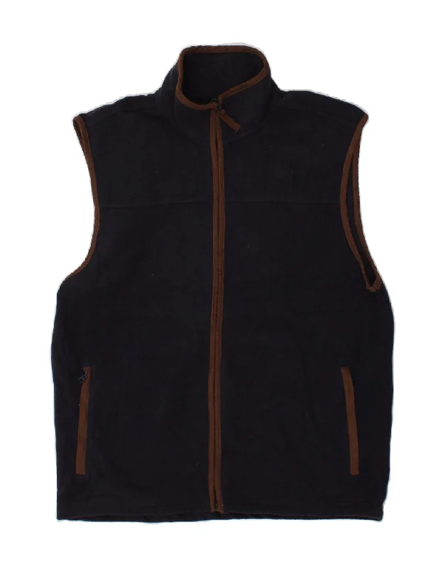 Men's Coats with Tactical FeaturesMOUNTAIN WAREHOUSE Mens Fleece Gilet UK 40 Large Navy Blue Polyester Men's Coats with Tactical FeaturesMOUNTAIN WAREHOUSE Mens Fleece Gilet UK 40 Large Navy Blue Polyester