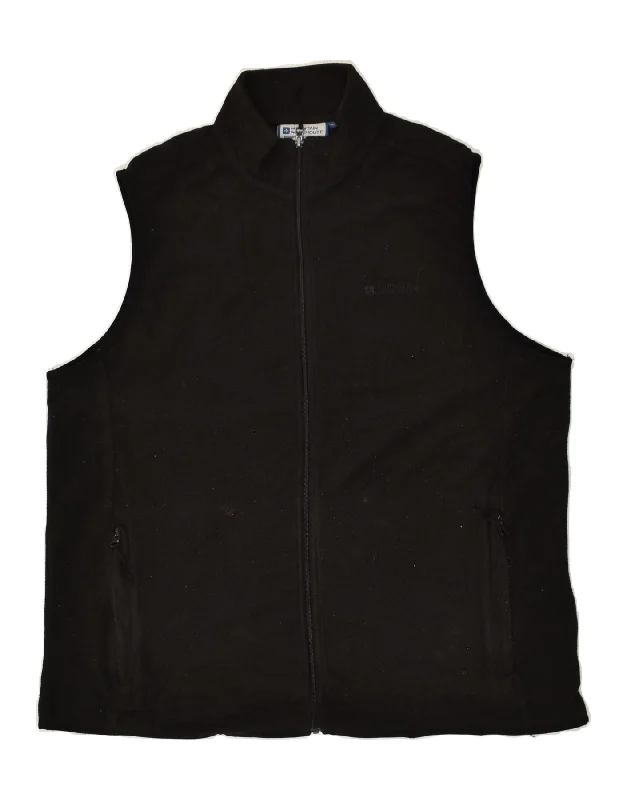 Men's Coats with Adjustable HemsMOUNTAIN WAREHOUSE Mens Fleece Gilet UK 42 XL Black Polyester Men's Coats with Adjustable HemsMOUNTAIN WAREHOUSE Mens Fleece Gilet UK 42 XL Black Polyester
