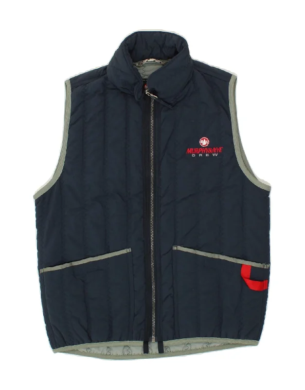 Men's Coats for Cold WeatherMURPHY & NYE Mens Padded Gilet UK 36 Small Navy Blue Polyamide Men's Coats for Cold WeatherMURPHY & NYE Mens Padded Gilet UK 36 Small Navy Blue Polyamide