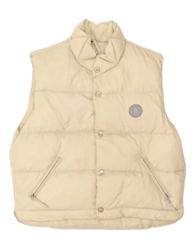 Luxurious Men's Cashmere CoatsMURPHY & NYE Mens Padded Gilet UK 38 Medium Beige Polyamide Luxurious Men's Cashmere CoatsMURPHY & NYE Mens Padded Gilet UK 38 Medium Beige Polyamide
