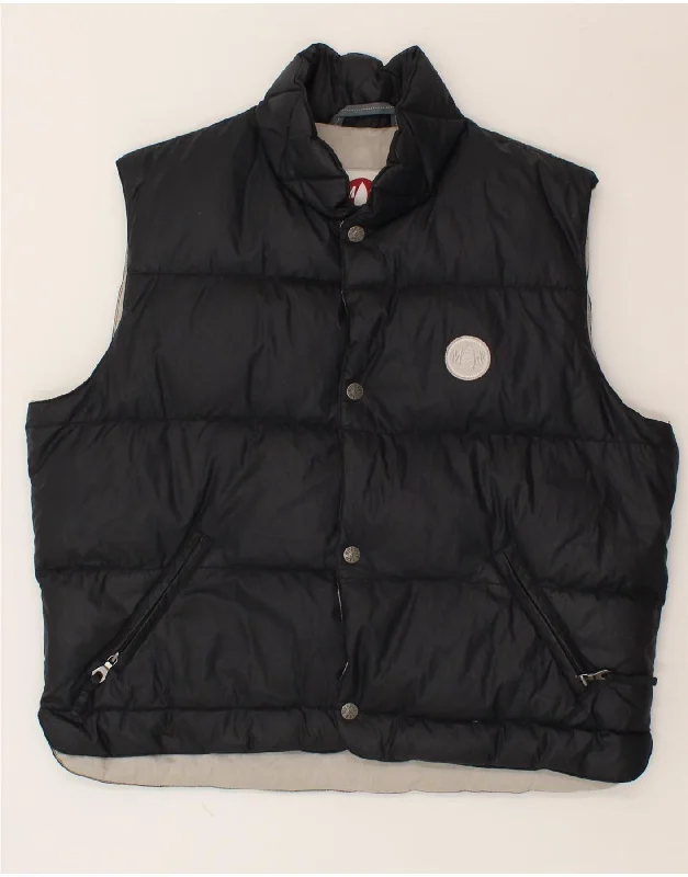 Men's Coats with PocketsMURPHY & NYE Mens Padded Gilet UK 40 Large Black Nylon