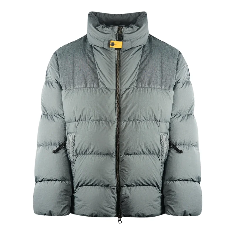 Men's Coats with Breathable FabricParajumpers Peace Lead Grey Jacket