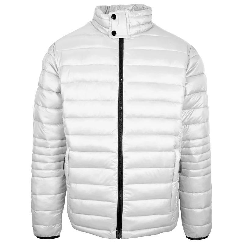 Men's Coats Made in ItalyPlein Sport Plain Padded White Jacket