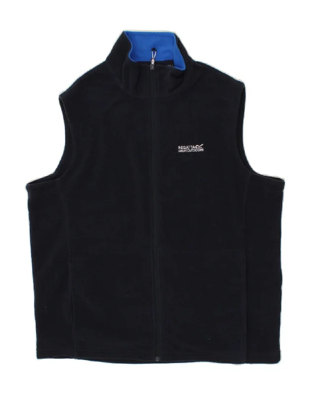 Men's Coats with Multi-Pocket DesignREGATTA Mens Fleece Gilet UK 42 XL Navy Blue Polyester Men's Coats with Multi-Pocket DesignREGATTA Mens Fleece Gilet UK 42 XL Navy Blue Polyester