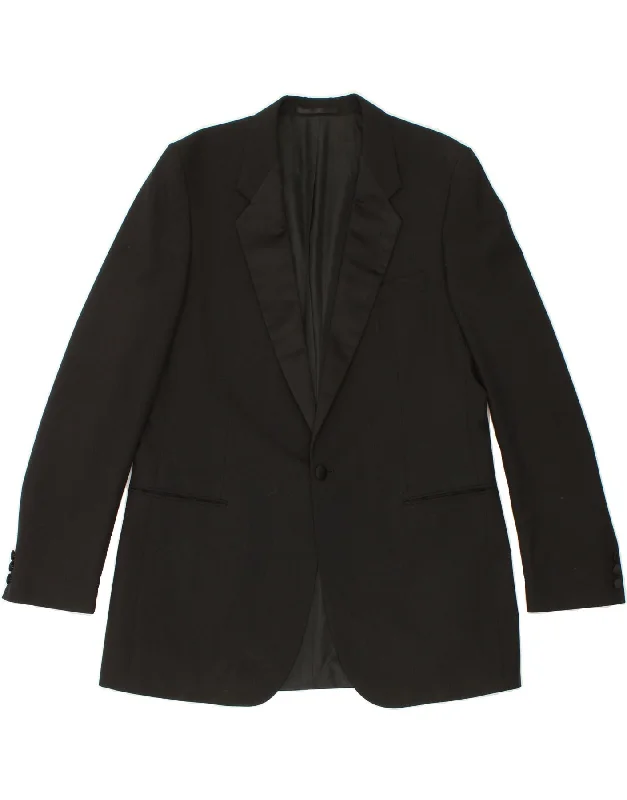 Waterproof Men's ParkasST MICHAEL Mens 1 Button Blazer Jacket IT 44 XS Black Polyester Waterproof Men's ParkasST MICHAEL Mens 1 Button Blazer Jacket IT 44 XS Black Polyester