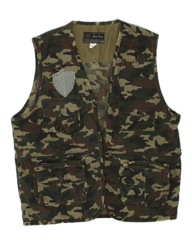 Men's Coats for TravelVINTAGE Mens Military Utility Gilet UK 42 XL Khaki Camouflage Cotton Men's Coats for TravelVINTAGE Mens Military Utility Gilet UK 42 XL Khaki Camouflage Cotton