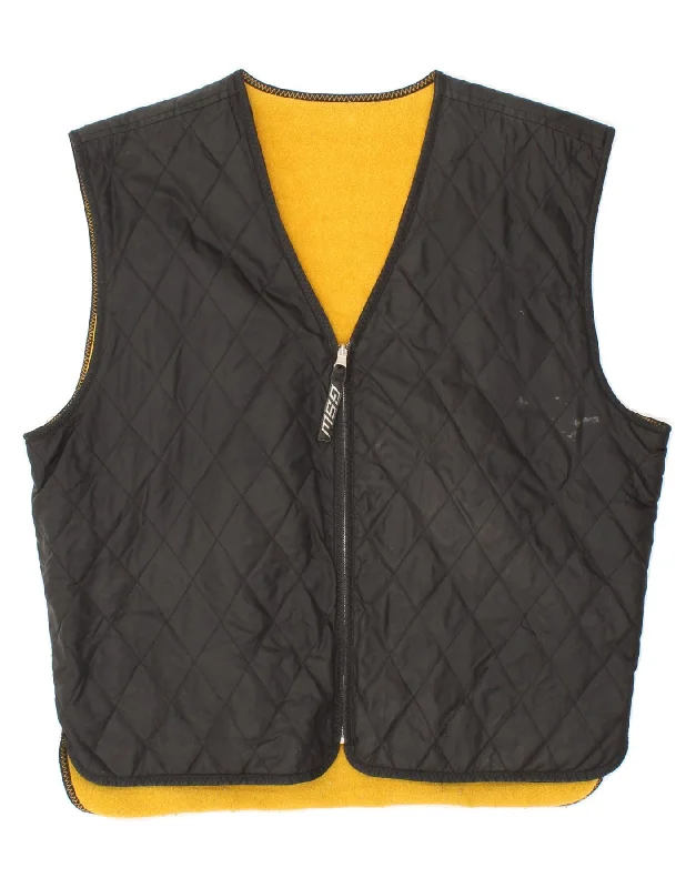 Men's Coats for Everyday WearVINTAGE Mens Quilted Gilet UK 40 Large Navy Blue