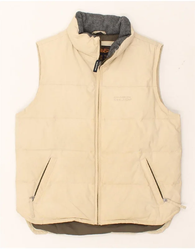 Lightweight Men's WindbreakersWOOLRICH Mens Padded Gilet UK 38 Medium Beige Polyester Lightweight Men's WindbreakersWOOLRICH Mens Padded Gilet UK 38 Medium Beige Polyester