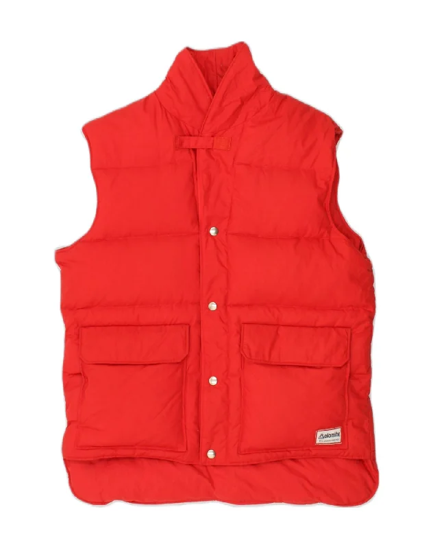 Men's Coats with Inner PocketsDOLOMITE Mens Padded Gilet UK 40 Large Red