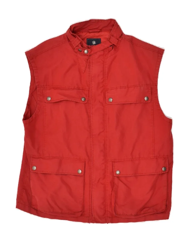 Men's Coats for Every BudgetFAY Mens Utility Gilet UK 38 Medium Red
