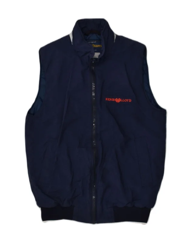 Men's Coats with Quick-Dry FabricHENRI LLOYD Mens Gilet UK 38 Medium Navy Blue Nylon Men's Coats with Quick-Dry FabricHENRI LLOYD Mens Gilet UK 38 Medium Navy Blue Nylon