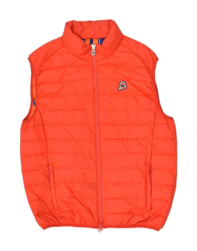 Men's Coats with Embroidered DetailsINVICTA Mens Hooded Padded Gilet UK 44 2XL Red Nylon Men's Coats with Embroidered DetailsINVICTA Mens Hooded Padded Gilet UK 44 2XL Red Nylon