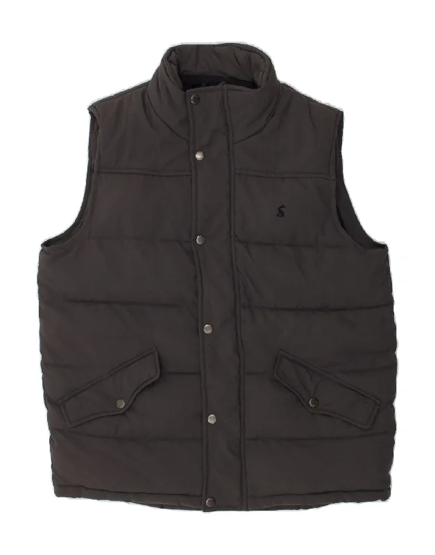 Waterproof Men's ParkasJOULES Mens Padded Gilet UK 40 Large Grey Polyamide